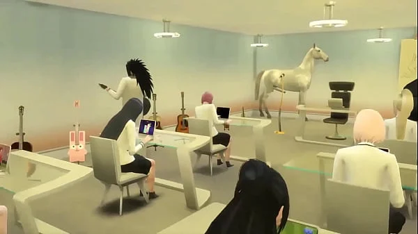 Naruto Hentai Episode 115 giving music class Madara catches one of his students watching porn and she can’t stand it they had a threesome he gives her very hard up that ass he ends up inside her