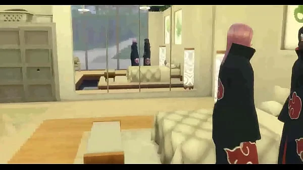 Naruto Hentai Episode 6 Sakura and Konan manage to have a threesome and end up fucking with their two friends as they like milk a lot