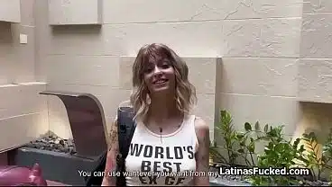Panty Discovery Leads to Fucking of This Latina Big Tit