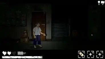 Porn hentai ryona gameplay beauty woman has sex in a dark condominium