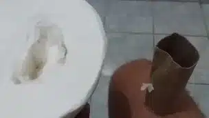 Punheta com masturbador criativo!!