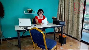 Secretary shows pussy Hidden camera under office desk The secretary came to the office with orange dress. She is in a very short dress.