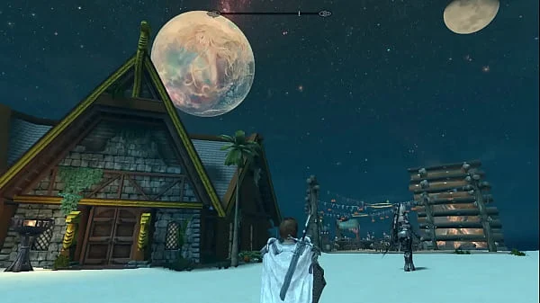 Skyrim making hawt sexy screenshots n stuff behind the scenes