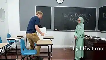 Uptight Arab Muslim Gangbanged In Company