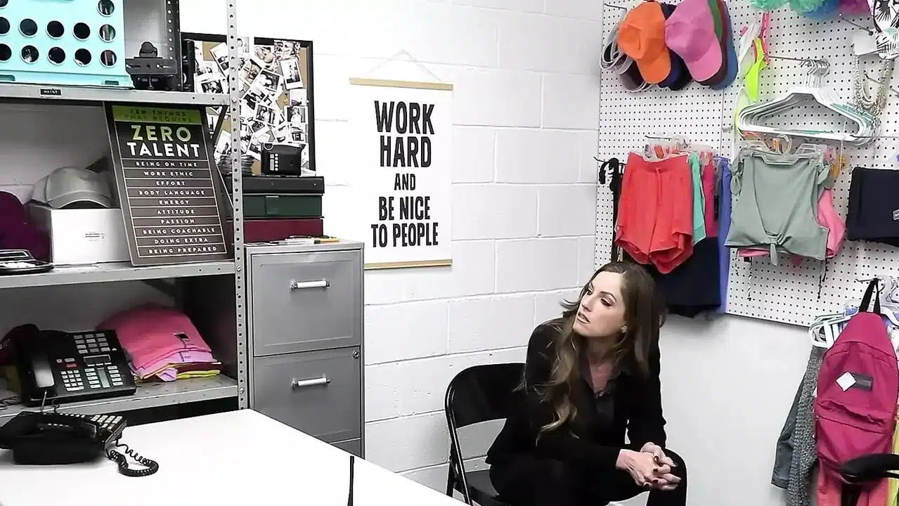 Busty Shoplyfter Mylf Breaks The Law And Gets Dominated By Security Officer In The Backroom