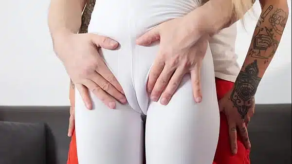 Cameltoe Perfection on this Porcelain Tattooed Doll!