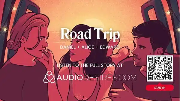 Car Threesome with Boyfriend and His Best Friend – Double Penetration, Anal & Risky Public Hookup – ASMR Porn Audio Roleplay
