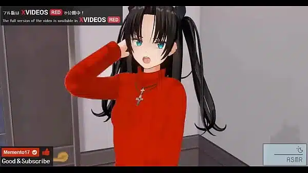 無修正アニメ　凛の過激なオナサポ