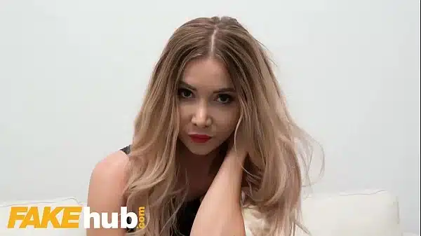 Fake Agent Hot babe Polina Max sucks and fucks