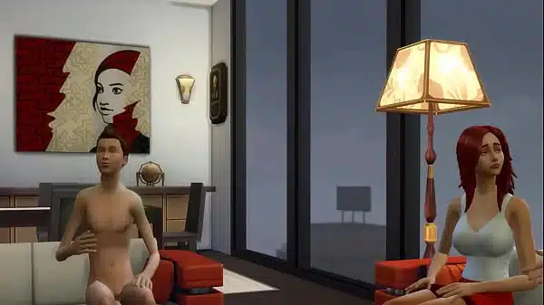 Family secret fucking on the living room