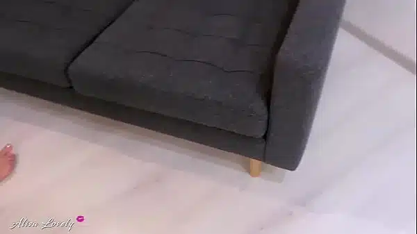 Horny Couple Fucked On New Couch Right After Purchase