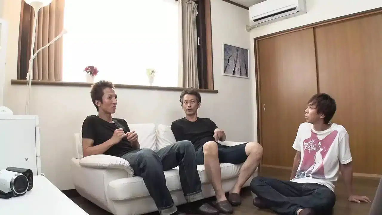 JAVHUB Three sexy Japanese women in a wild orgy