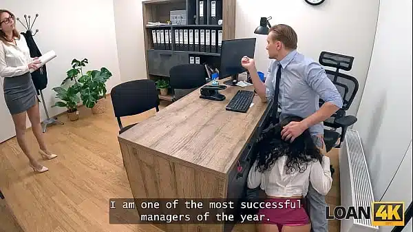 LOAN4K. Secret sex between slutty Boss and her manager. Hot sex with Antonia Sainz & Stanley Johnson