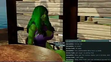 Miss Hulk ends up being dominated by a black cock