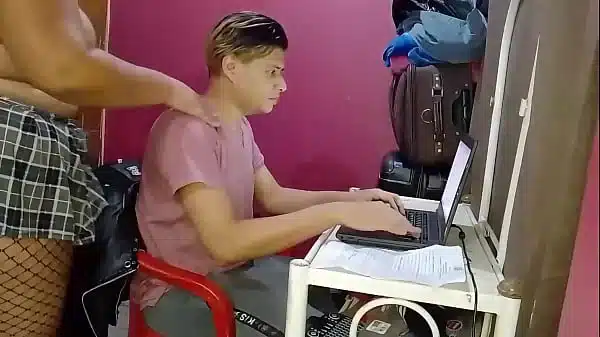 My stepsister is a nymphomaniac, since she arrived she just wants to be fucked and I think my stepmother is suspecting that I’m fucking her