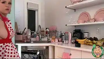 Sextape – Roommates Kitchen “Creampie My Tight Pussy”