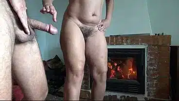 TABOO FAMILY: hairy stepmother fully naked together with horny stepson